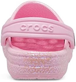 Crocs Kids Classic Glitter Clogs, Flamingo, 8 US Unisex Toddler | Image 6