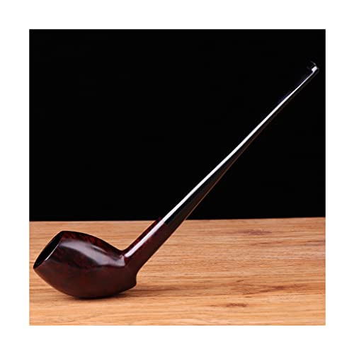 Zdz Massivholz-Tabakpfeifen für Herren, tragbare, handgefertigte, gerade Pfeife aus Holz, Vintage-Erwachsene, Raucher-Pfeifen-Geschenkset Cover
