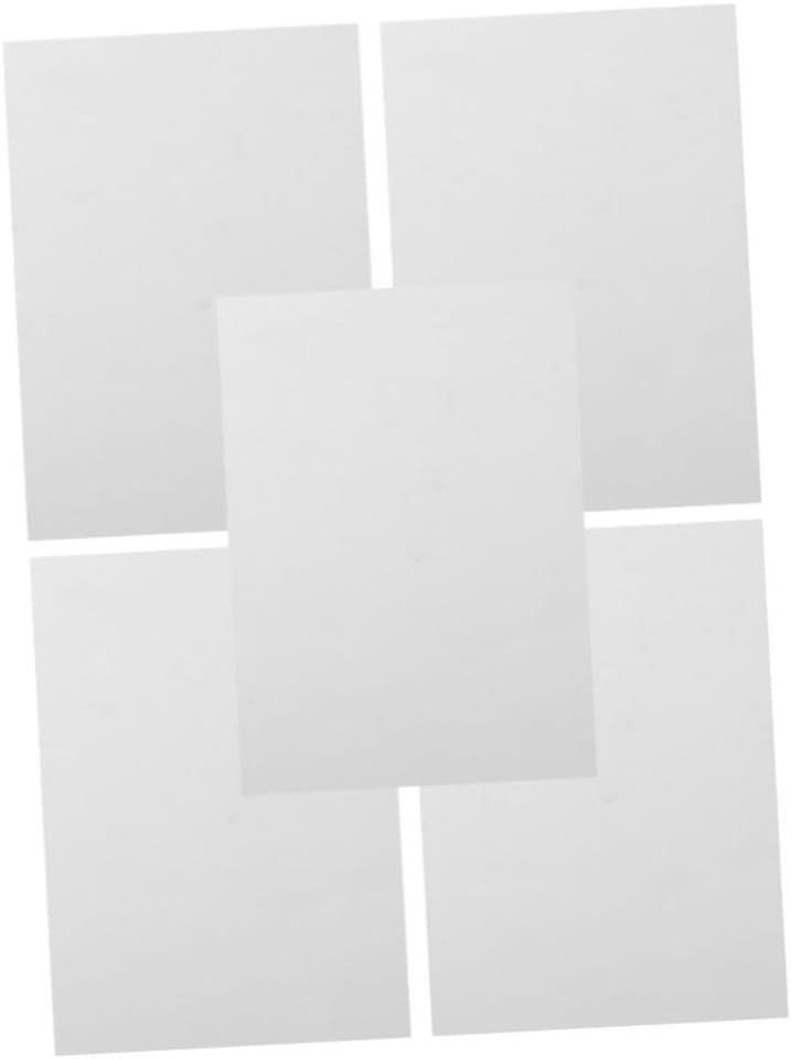 Sublimation Aluminum Blank Board 5pcs Silver for Thermal Transfer Xmas