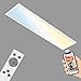 Produktbild BRILONER - LED Deckenlampe flach Smart Home, funktioniert mit Alexa, einstellbar von warmweiß bis kaltweiß, Lampe, Deckenleuchte, LED Panel, Wohnzimmerlampe, Schlafzimmerlampe, 100x25x6,6 cm, Weiß