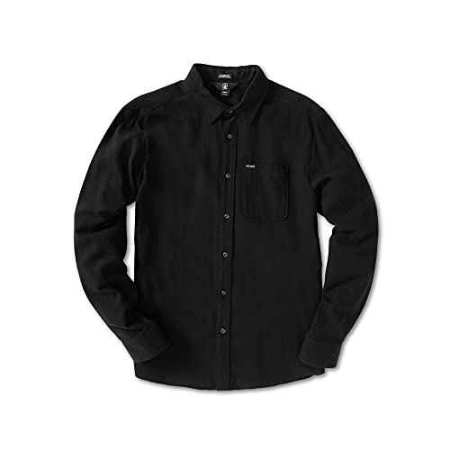 Volcom Mens Caden Solid Long Sleeve Button Down Shirt2