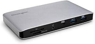 Kensington SD2500T Thunderbolt 3 and USB-C Docking Station for Windows, MacBooks, and Surface; Dual 4K, 60W PD