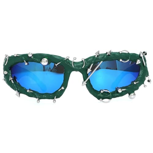 Image of Wrap Around Y2K Sunglasses Men And Women Cool Sunglasses Personalized Street Party sunglasses N45