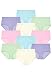 Comfort Choice Women's Plus Size 10-Pack Nylon Briefs Pastel Pack,11