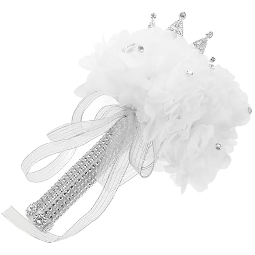 DEARMAMY Ramo de Novia de Boda Diadema de Novia Dama de Honor Falso Ramo de Novia Artificial Ramos de Novia de imitación Ramos de Novia para Boda Ramos de Damas de Honor el plastico