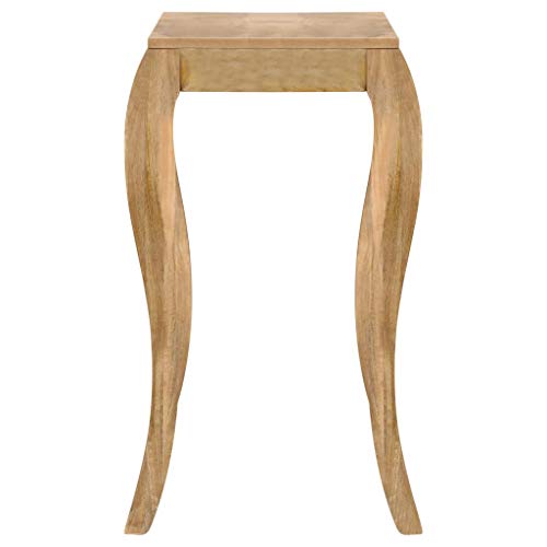 Mueble recibidor entrada madera maciza de mango consola pasillo 118 cm 4