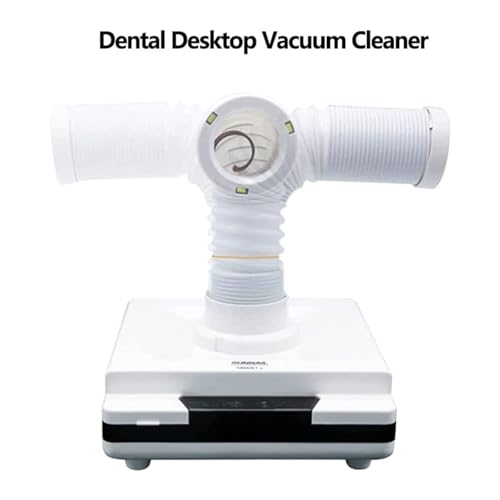 Collecteur de poussière de polissage dentaire, 60 W LED Petit aspirateur d'établi pour laboratoire dentaire et polissage cosmétique