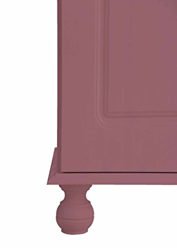 Image of APRODZ Solid Wood Sideboard Cabinet for Living Room | Wooden Storage Cabinet with 3 Drawers & 3 Doors | Kitchen Crockery Cabinet | Drawer Cabinet for Dining Room Bedroom | 161x35x79 cm,Pasadena Rose