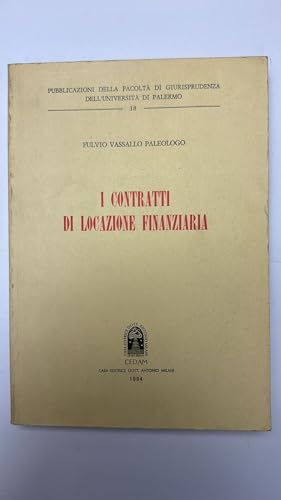 I contratti di locazione finanziar