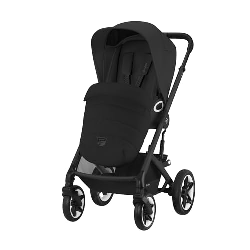 El cochecito diseñado para Le Grand Air Talos S Lux - Chasis negro y asiento Moon Black