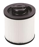DEWALT Vacuum Filter Replacement DXVC4001, Fit for Most 4-5 Gallon Wet Dry Vacuum Cleaner, Cartridge Filter Compatible with DXV04T, DXV05P, DXV05S, DXV08S, DXV06G