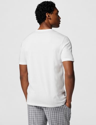 Tommy Hilfiger Herren 3er Pack T-Shirts Kurzarm mit Rundhalsausschnitt, Mehrfarbig (Grey Heather/Black/White), S – Ansicht 5