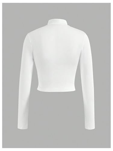 SOLY HUX Women's Full Zip Workout Running Crop Tops Athletic Jacket Long Sleeve Yoga Cropped Tee Shirts2