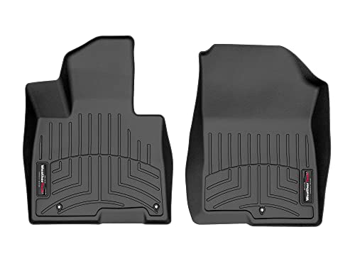Weathertech Custom Fit Floorliners For Hyundai Tucson Hybrid, Santa Cruz, Tucson - 1St Row (4416781), Black #TOP16
