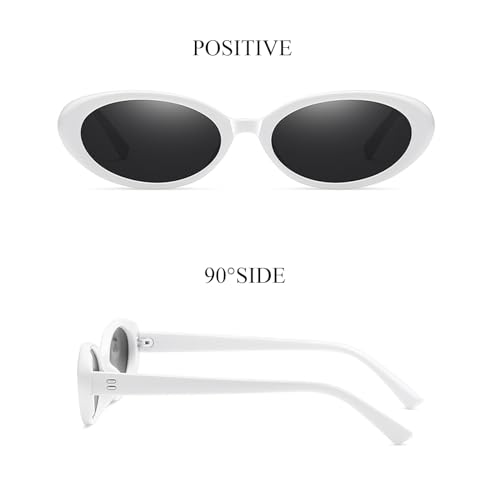 Women Retro Oval Sunglasses Men Retro Fashion Sunglasses Cat Eye Sunglasses Narrow Eyeglasses UV Protection for Outdoor Wear2