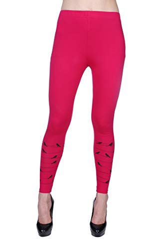 Image of Plus Size Printed Ankle Length Leggings for Women