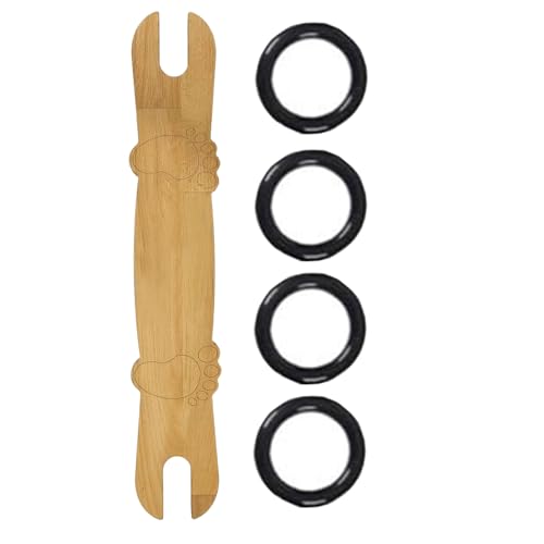 Reposapiés Para Trona De Bebé - Reposapiés Ajustable de Madera - Reposapiés Ergonómico Antideslizante para Bebés Niñas y Niños, Altura Ajustable para Comidas y Alimentación