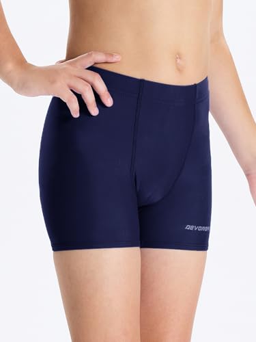 Image of Devoropa Youth Boys Swim Shorts Square Leg Swimsuit Nylon Swimming Boxer Brief UPF 50+