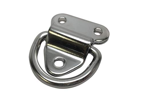 Pactrade Marine Stainless Steel 304 Hinged Pad Eyes D-Ring