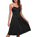 Vestido de verano largo para mujer, vestido de verano corto, vestido de verano boho, vestido de verano elegante, largo hasta la rodilla, vestido de verano sexy, vestido de verano blanco, tallas grandes, vestido de verano para mujer, vestido de verano largo elegante, vestido de verano largo para mujer, vestido de verano de manga larga para mujer, vestido de verano de manga larga para mujer, vestido de verano multicolor para mujer, vestido de verano largo y manga corta. Merkleid largo negro damasco en Vestido de verano largo sin mangas para mujer, vestido de verano largo para mujer, elegante y sexy