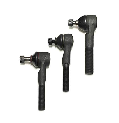 PartsW - 3 Pc Steering Kit for Jeep Cherokee 1991-2001 / Comanche 1991-1992 / Grand Cherokee 1993-1998 Inner Tie Rod Connet LH Pitman arm and RH Steering arm, Outer Tie Rod LH
