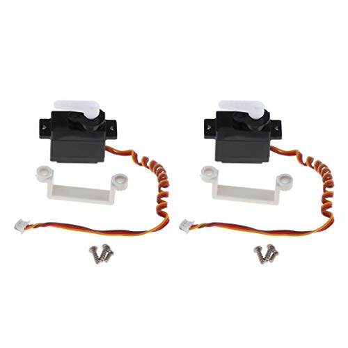 lahomia Servo Digitale 2 Pezzi RC Drone Front Motor per Aereo Radiocomandato WLtoys