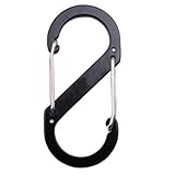 Carabinador para Teclas-Clip De Llavero De Aleación De Aluminio A Prueba De Óxido | Hook De Carabinaje Ligero para Transporte Diario | Camping, Senderismo, Mochilero Y Organización De Equipos Al Aire
