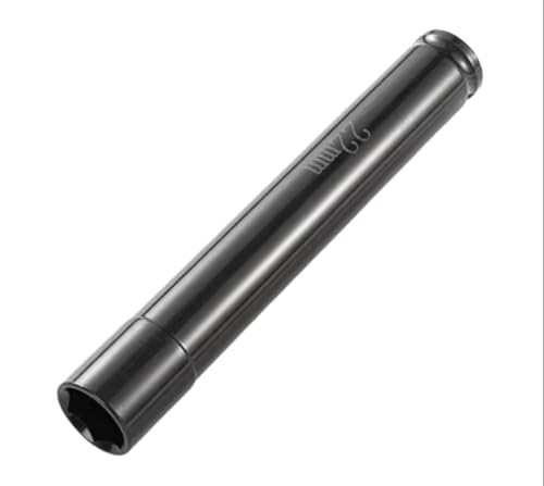 COSMOSFACTORY ロング ディープ ソケット 22㎜ 全長200㎜ 差込口1/2 12.7㎜ インパクトレンチ 対応 軽天ソケット 超ロング (22)