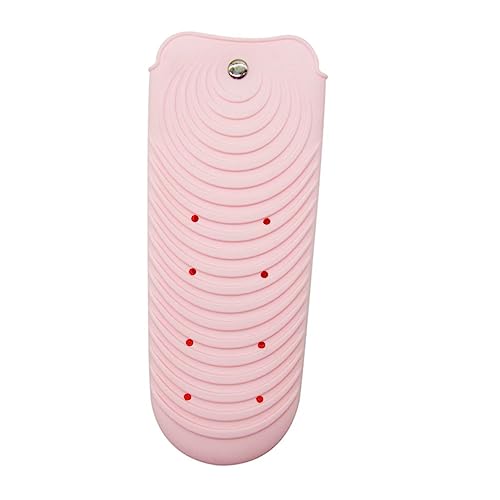 Funda resistente al calor para rizador de cabello y plancha, almohadilla de silicona, portátil y fácil de limpiar miniatura 1