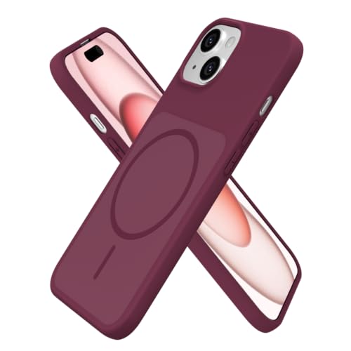 Coque iPhone 15 magnétique avec protection antichoc en gel souple