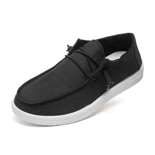 Image of betyswear Womens Loafers Women Shoes Casual Slip-On Canvas Shoes Breathable Lightweight Boat Shoes for Women