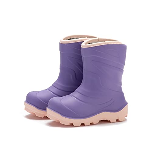 Rockrooster Waterproof Toddler Rain Boot For Boys&Girls, Soft And Light Weight Rain Boot(Pg102Ge Big Kid 13.5) #TOP2