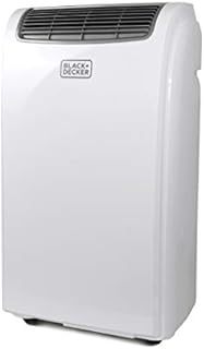 BLACK+DECKER 8,000 BTU Portable Air Conditioner with Remote Control, White