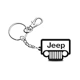 iPick Image for - Jeep Grill Custom Laser Cut with UV Full-Color Printing Acrylic Charm Key Chain