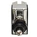Carling On/Off/On Boat Toggle Switch | 10A 250VAC 6 Spade Rubber Bezel