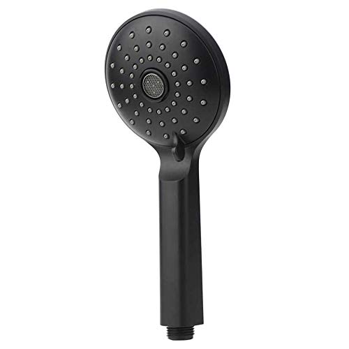 Ensemble de douche à main noir mat avec pommeau haute pression et kit de tuyau complet - 2