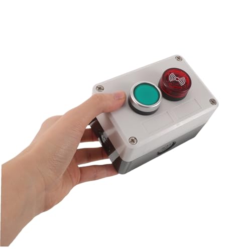 Caja de botón para control industrial con función inicio parada 4
