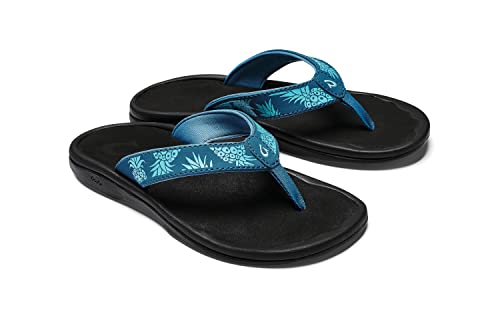 Image of OLUKAI Ohana Women's Sandals, Water Resistant Flip Flops with Arch Support, Lightweight Comfort for Beach & Travel, Enhanced Traction for Wet Surfaces