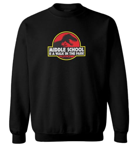 Haase Unlimited Middle School Is A Walk In The Park Toddler Fleece Crewneck Sweater
