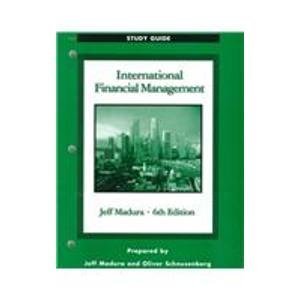Paperback International Financial Management: Study Guide Book