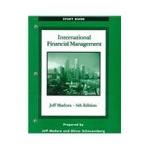 Paperback Study Guide for International Financial Management Book