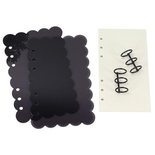 Albapilix A6 �s���N �u���b�N �y�^�� �A�N���� ���[�Y���[�t �o�C���_�[ DIY �A�J�E���g�u�b�N �W���[�i�� �v�����i�[ �I�t�B�X ���[�� Supplies E