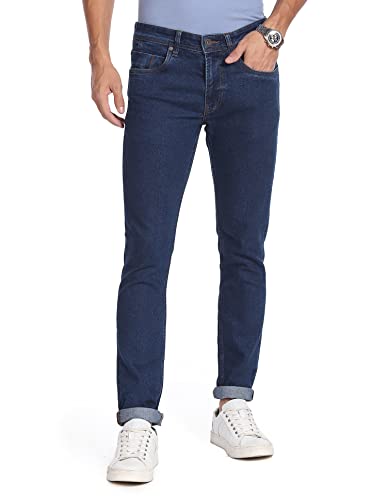 Image of Arvind Skinny Fit Rinsed Jeans