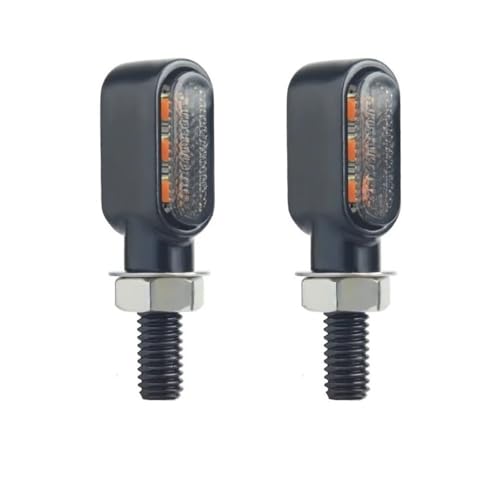 Clignotant arrière 3LED moto visibilité accrue pour Chopper 8mm