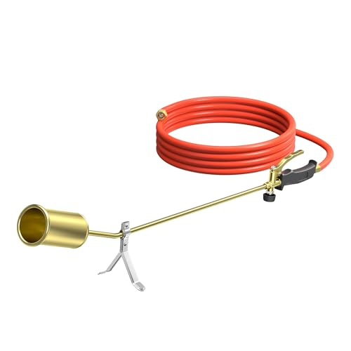 Wiltec Bruciatore per erbacce a gas Diserbante per erbe infestanti Bruciatore Saldatore