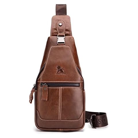 Pundarika Cuero Genuino Bolsa de Hombro Cover