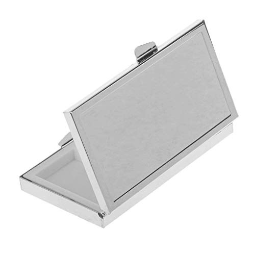 Mini scatola portapillole da viaggio, in metallo