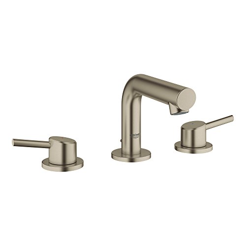 One-Day Sale: Up to 50% Off Grohe 20572EN1 Concetto Widespread Bathroom Faucet, Brushed Nickel, X-Small