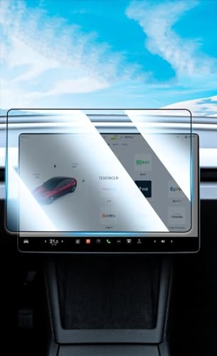 Film protection écran navigation Tesla Model 3 contre les reflets