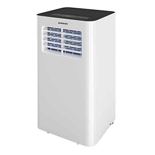 INFINITON | Aire Acondicionado Portátil | PAC-S10 | 3000 Frigorias | Eficiencia A | LED | Con Mando a Distancia | Deshumidificador | Temporizador |Kit Instalación